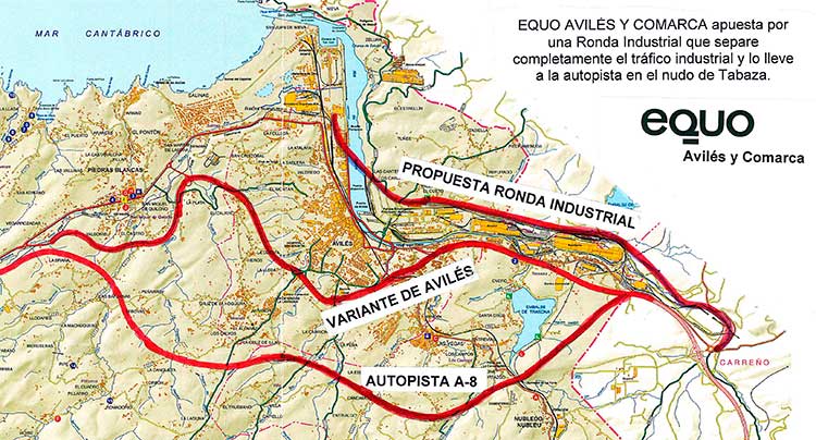 Propuesta de EQUO Avilés y Comarca para la Ronda Norte
