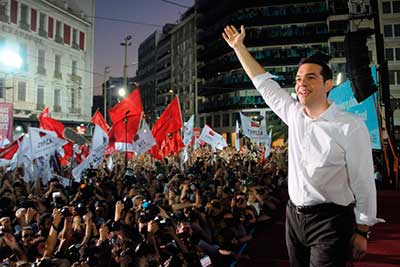 Triunfo de Syriza en Grecia