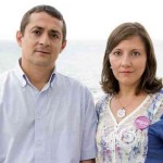 David Díaz y Eva del Fresno, cocandidatas de EQUO Asturias en las elecciones del 24 de mayo