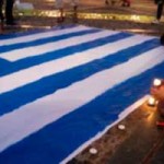 EQUO Asturias en los actos de apoyo al pueblo griego, en Gijón